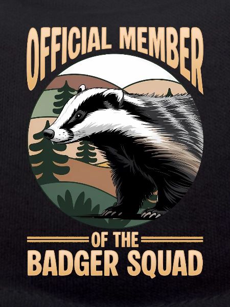 Funny Animal Badger