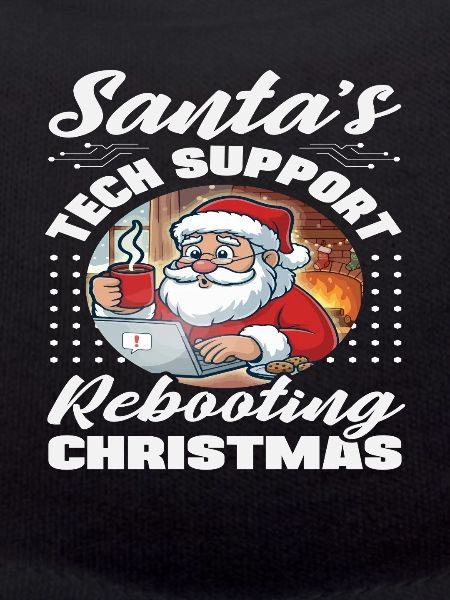 Weihnachtsmann Tech Support Weihnachten IT
