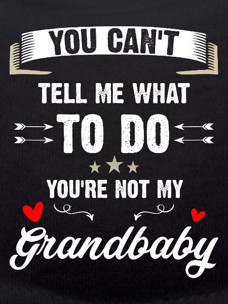 Grandbaby Sass Slogan Tee