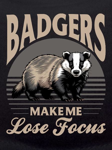 Funny Animal Badger