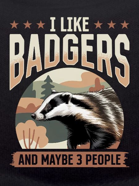 Funny Animal Badger