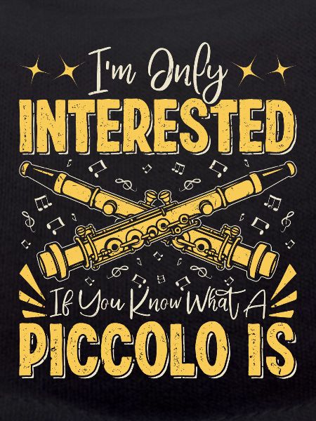  Piccoloist Marching Band Instrument Musician