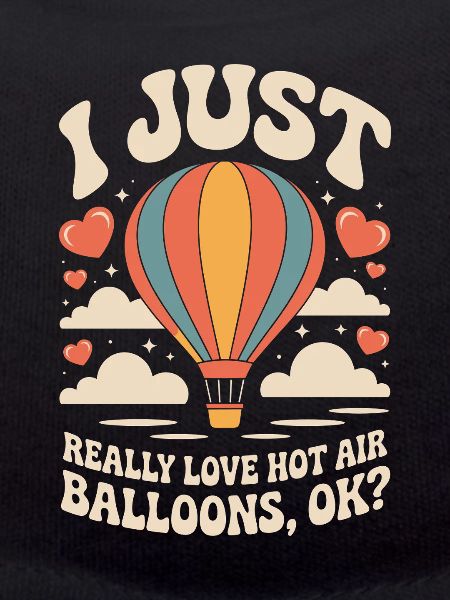 Ballonliebe am Himmel