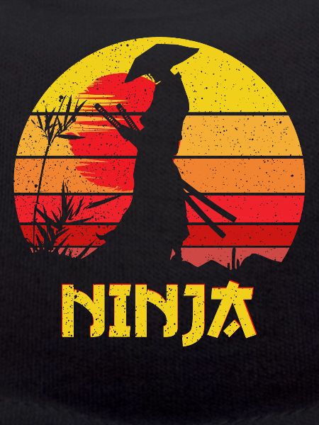 Sunset Ninja Silhouette