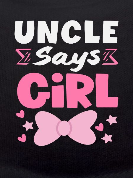 Onkel Sagt Mädchen Gender Reveal