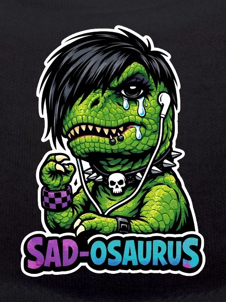 Emo Dinosaur, Sad Dino, Emotional