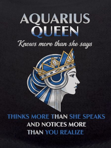 Aquarius Queen Zodiac Aquarius