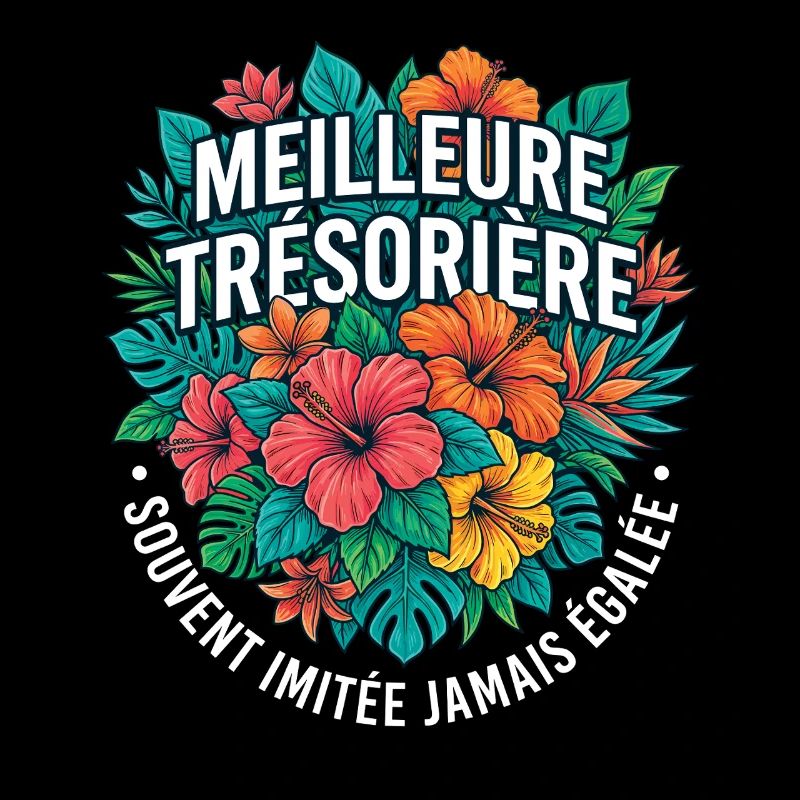 Métier Meilleur Trésorière Fleurs