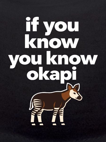 Okapi-liebhaber Okapi-tier Seltene Tierweltliebe
