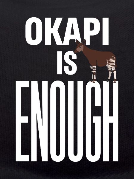 Okapi-liebhaber Okapi-tier Seltene Tierweltliebe