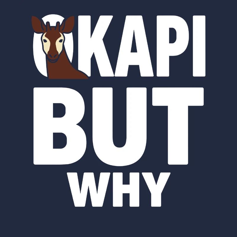Okapi-liebhaber Okapi-tier Seltene Tierweltliebe