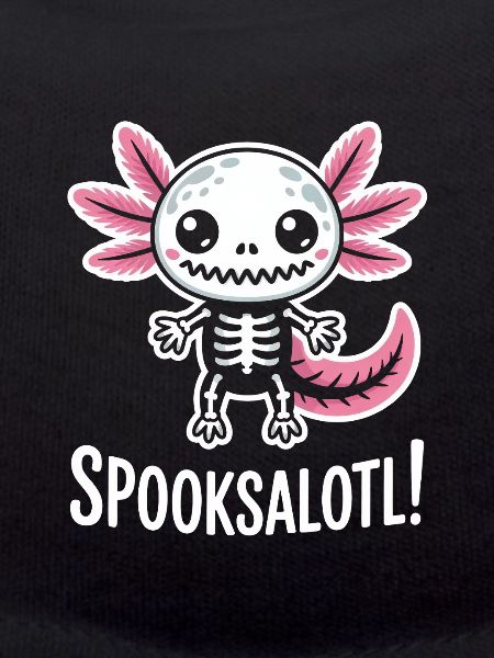 Cute Haunted Skeleton with Wings