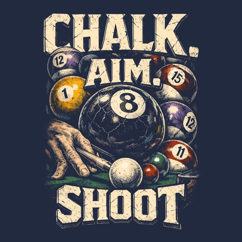 8-Ball Billard Chalk Aim Shoot