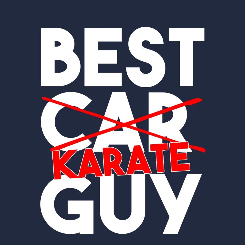 Bester Karate-Typ lustiger Kampfsport-Slogan