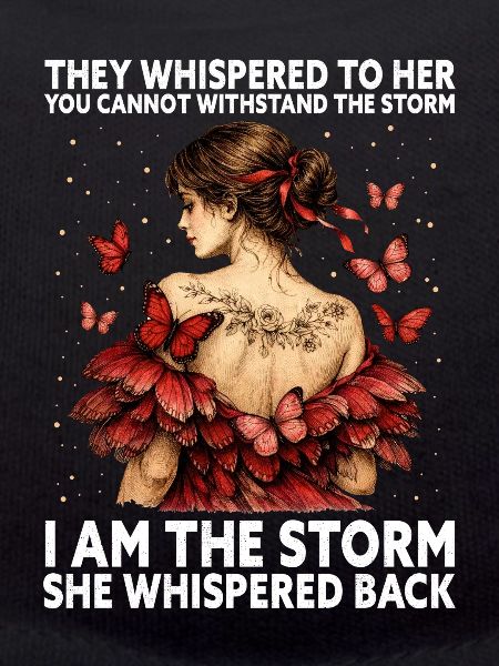 Inspiring butterfly fan graphic
