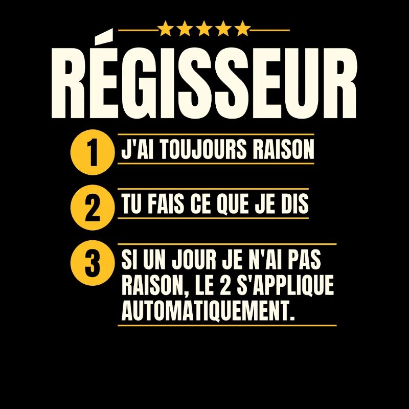 Humour Métier Régisseur