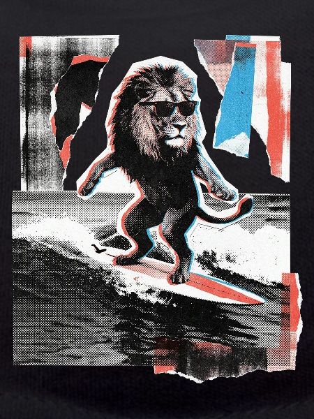 Surfer Löwe