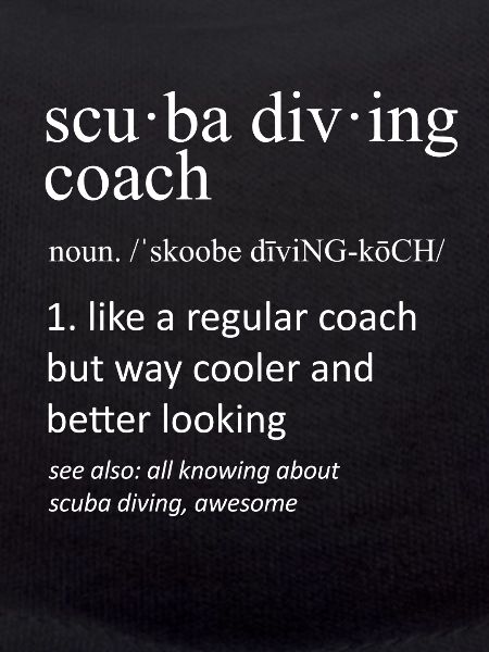 Scuba Diving Coach Definition Diver