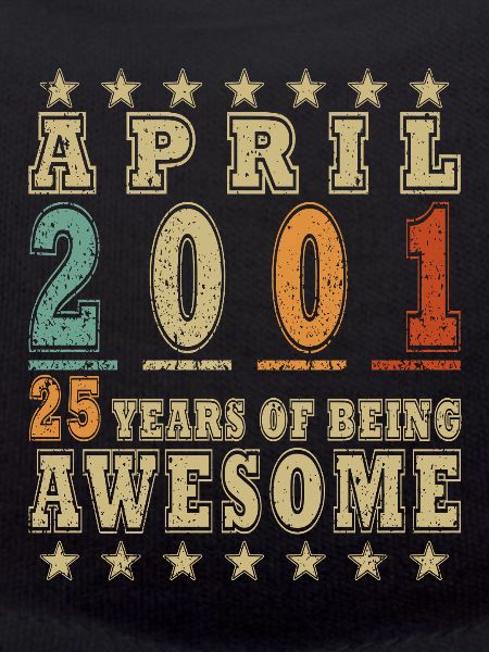 Avril 2001 – 25 ans d’Awesome
