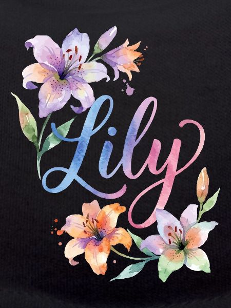 Lily Aquarellblüten