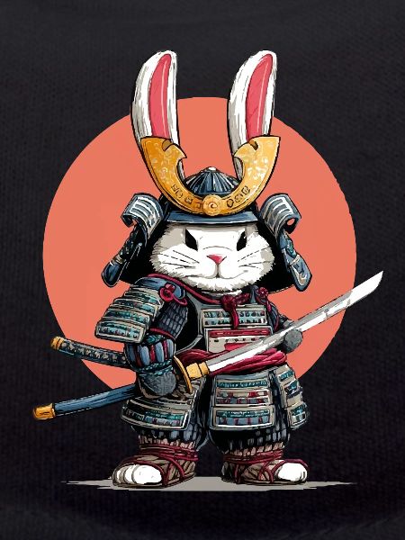 Hasen-Samurai-Krieger