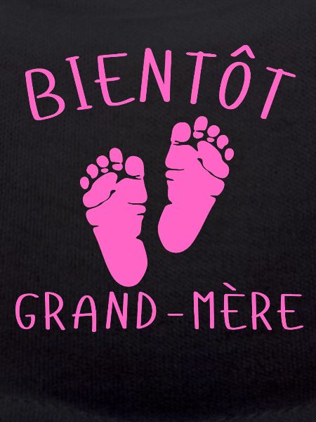 Bientôt Grand-Mère Pieds Roses