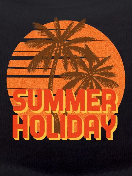 Summer Holiday Palm Sunset