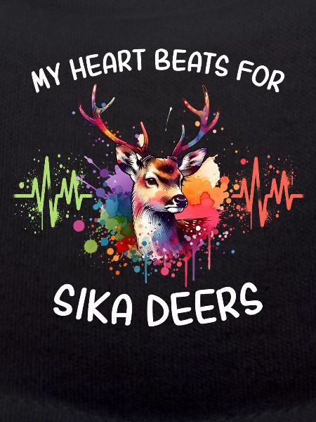 Sikahirsch Herzlinie