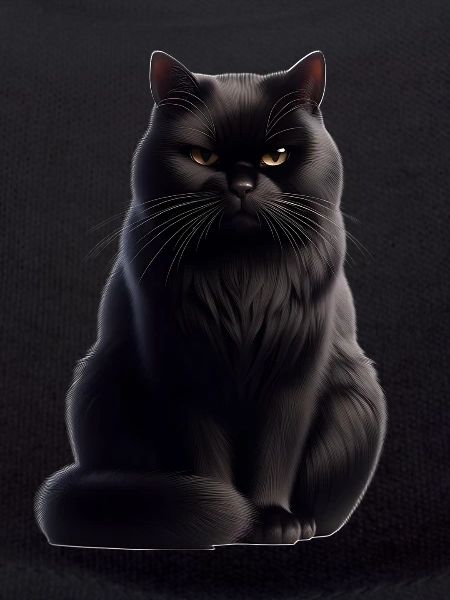 Schwarze Katze