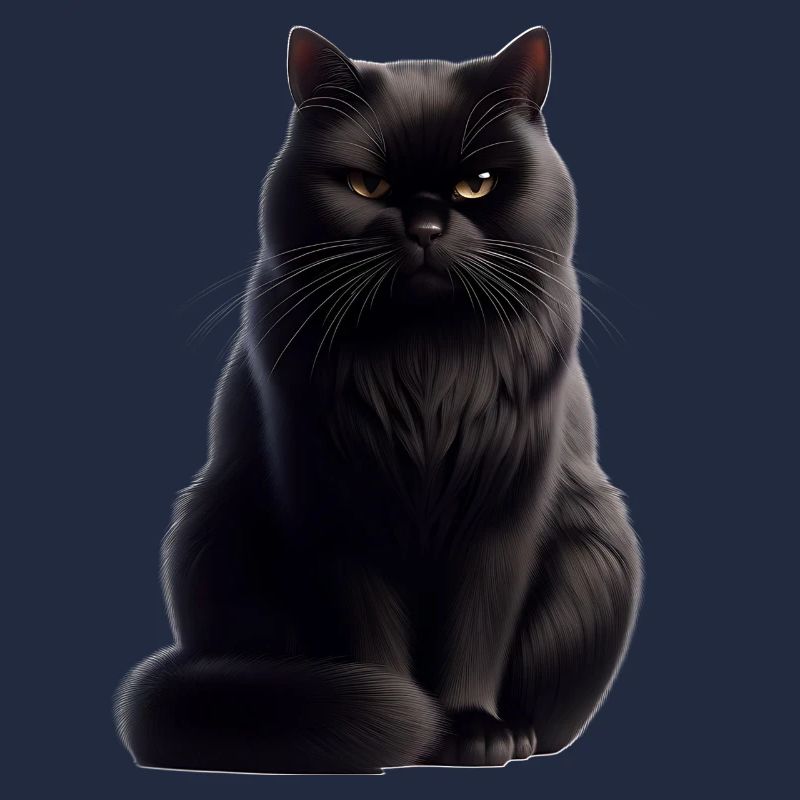 Schwarze Katze
