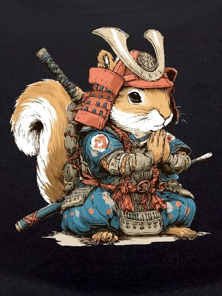 Armure Samouraï Écureuil