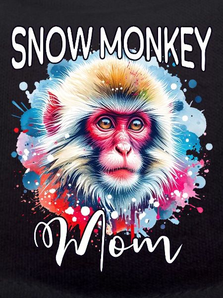 Schneeaffe Mama