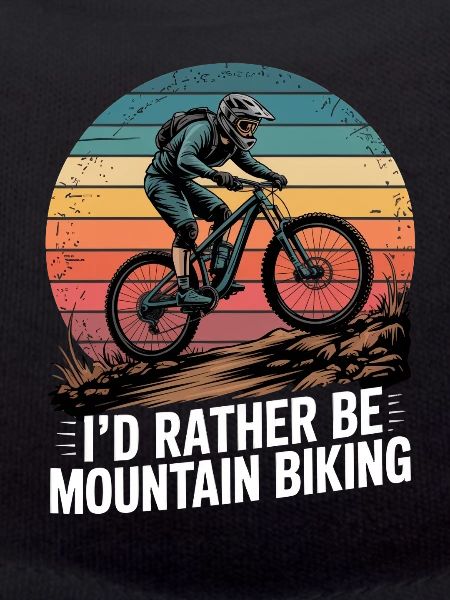 VTT, Descente, Action du cyclisme
