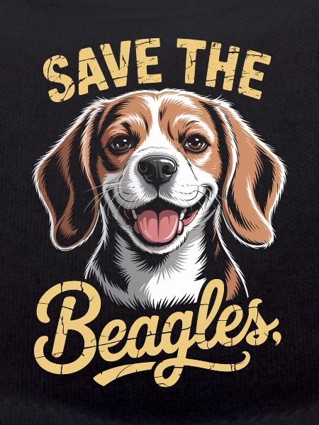 Save the Beagles Illustration