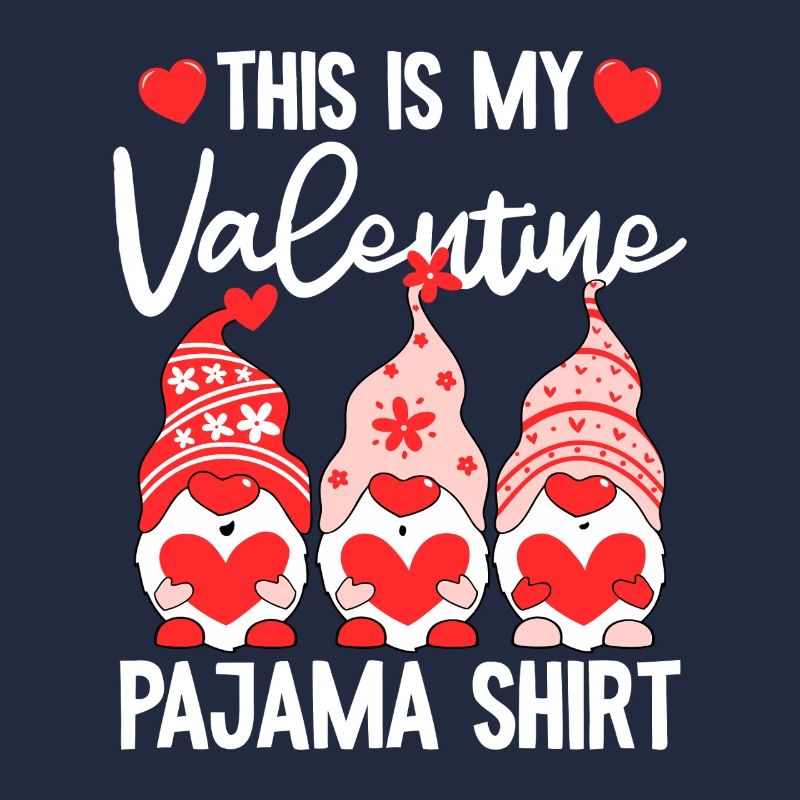 Valentine Gnome Pyjama-Hemd
