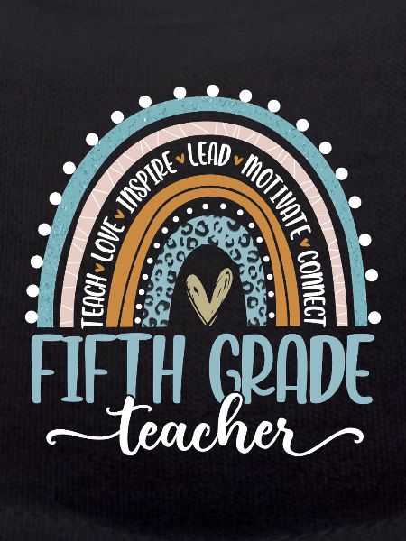 Fifth Grade Teacher Rainbow