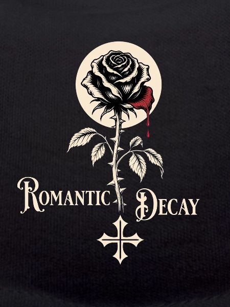 Romantic Decay Gothic Rose Design