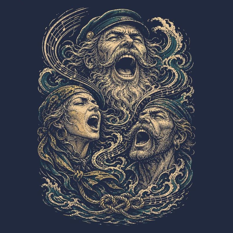 Chansons marines de chœur de bidonvilles