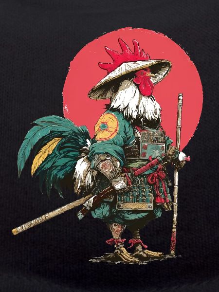Rooster Samurai in Armour