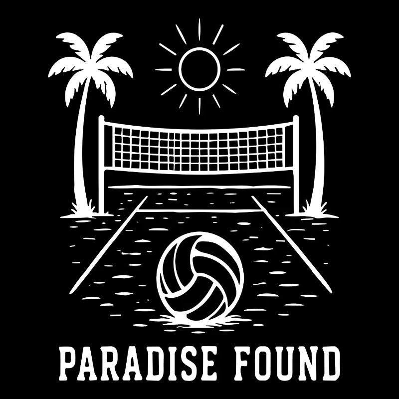 Paradise Found Beach Volleyball Sommer Paradies
