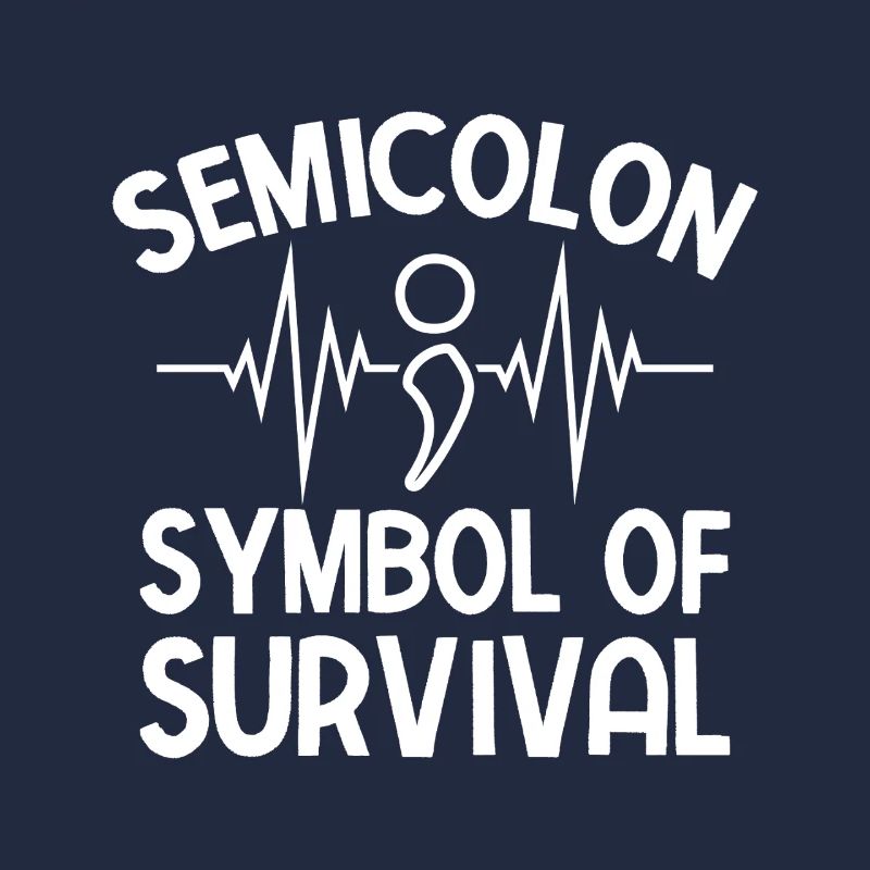 Point-virgule : Symbole de survie Point-virgule