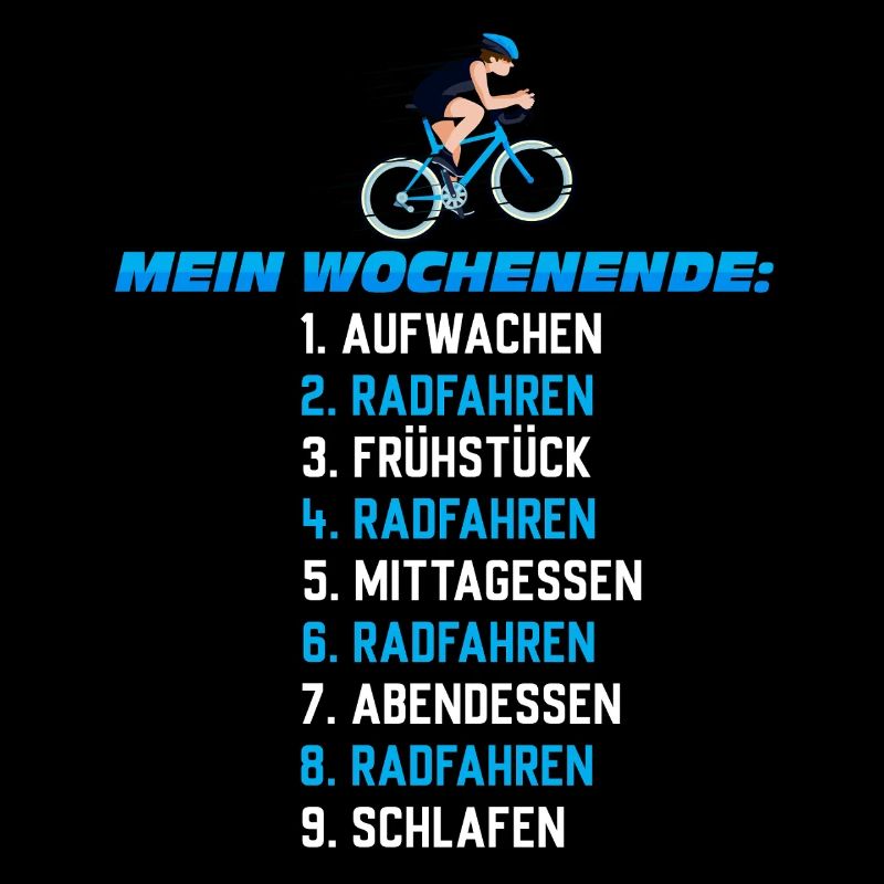 Mein Wochenend-Plan: Radfahren Nonstop