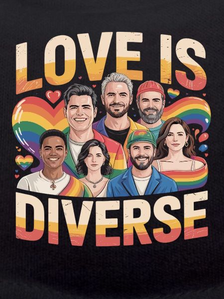 Love Is Diverse Pride Rainbow