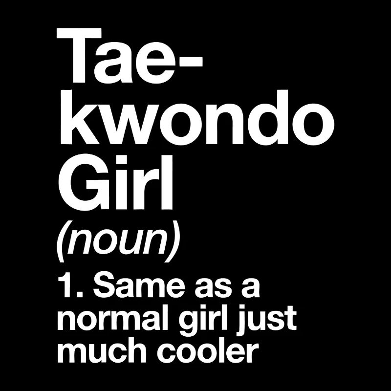 Fille de Taekwondo : Combattante intrépide