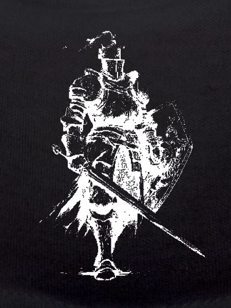 Medieval Knight Silhouette with Lance