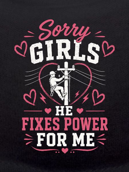Lineman Wife With Pride Technique