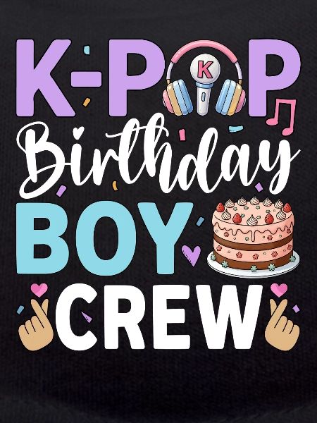 K-Pop Birthday Boy Crew