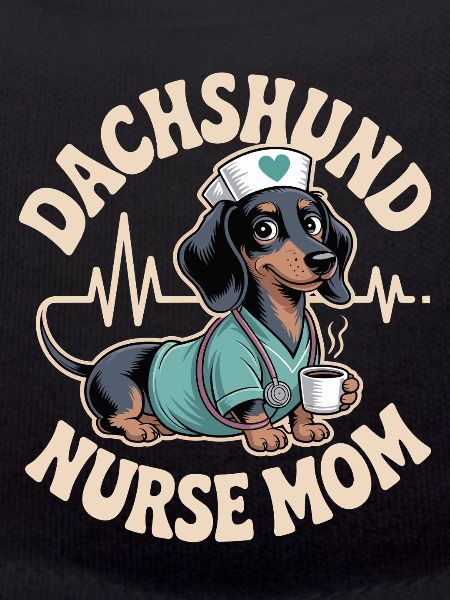 Maman infirmière teckel