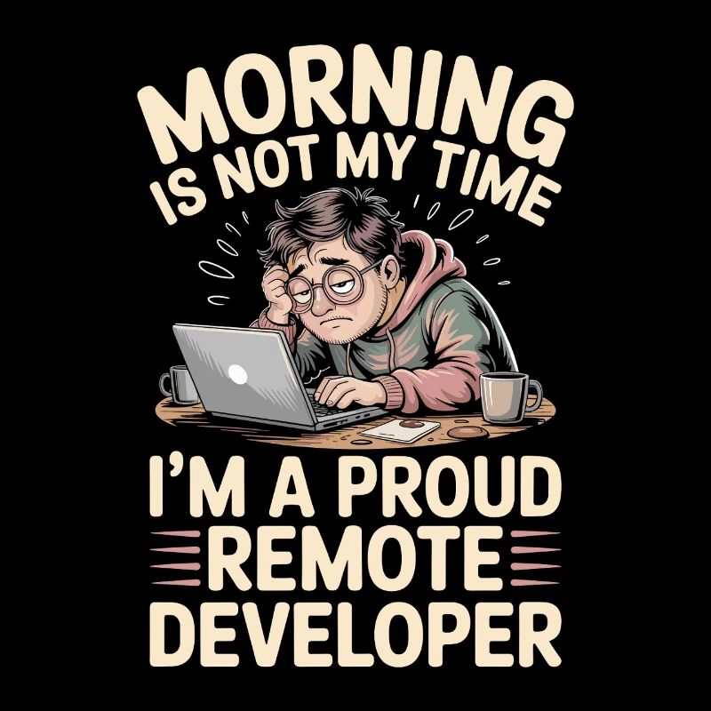 Remote Developer Morning Is Not My Web Developer