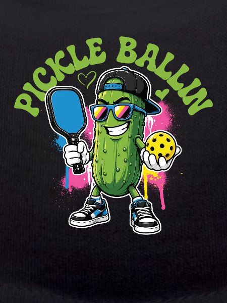 Pickle Ballin Pickleball Player